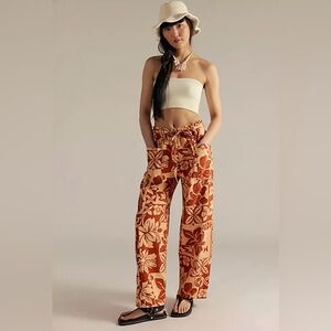 NWT Free People Mirage Printed Pull On Pants Medium